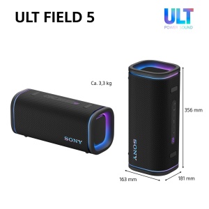 Boxa portabila Sony ULT Field 5, 25 ore autonomie, impermeabila, neagra - Img 12