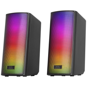 Boxe Bluetooth Mars Gaming MSRGB2, 15W, RGB, USB, Negru - Img 6