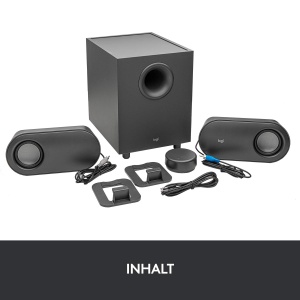 Boxe Logitech Z407 cu Subwoofer, 80W, Bluetooth, Graphit - Img 7