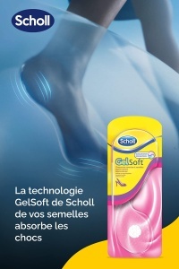 Branturi Scholl GelSoft pentru Sandale si Pantofi Deschisi Absorbtie Socuri Marimi 35-405 - Img 5