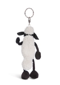 Breloc Shaun das Schaf 10cm Alb - Material Plusat si Inele Metalice Durabile - Img 3
