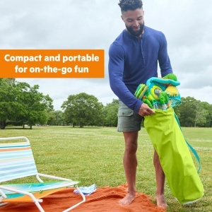 Bright Starts Pop N Jump Centru Activitati Bebelusi Portabil 6-12 Luni UPF 50 - Img 3