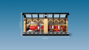 Bucatareasa LEGO Harry Potter Hogwarts Express - Set cu 832 piese, 4 figurine - Img 7