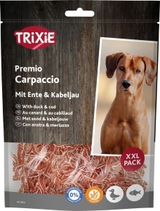 Bucati de carne pentru caini TRIXIE Premio Carpaccio, 80 g, cu carne de rata si peste - Img 2