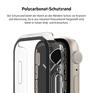 Bumper si protectie ecran Belkin ScreenForce pentru Apple Watch 41mm40mm - Img 3