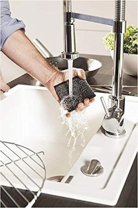 Burete Vileda Glitzi Power INOX Curatare Eficienta Set 2 Bucati - Img 5