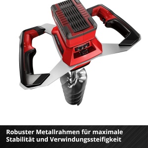 Burghiu electric cu acumulator Einhell GP-EA 18150 Li, 18 V, motor fara perii, diametru 150 mm - Img 6