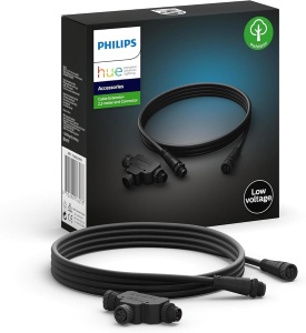 Cablu de extensie Philips Hue 2.5m pentru exterior, rezistent la apa IP67