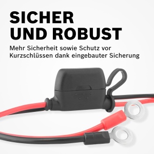 Cablu de incarcare auto Bosch 0189999280, 52 cm, cu siguranta de 40 A - Img 3