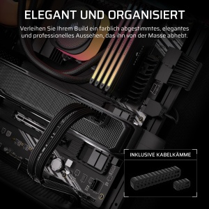 Cabluri de alimentare Corsair Elite Premium Pro-Kit Tip 4, Negru, Paracord - Img 3