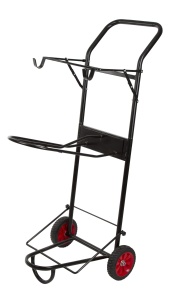 Caddy pentru Sattel Kerbl, mobil si pliabil, metalic, 78x48x127 cm