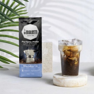 Cafea Macinata Bialetti Perfetto Moka Nocciola, 250 g, Aromatizata cu Aroma de Migdale - Img 2