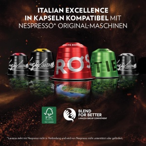 Cafele cu capsule Lavazza Crema e Gusto Dolce, 10 capsule, note de nuci si cacao - Img 3