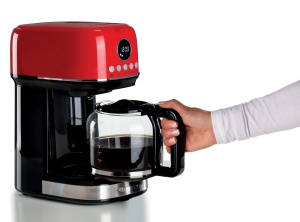 Cafetiera Ariete Moderna 1318, Cafea autentica, Filtru pentru 1 sau 2 cani, Maxi cappuccino, Oprire automata, Rasnita de cafea cu capacitate de 250 g, Rosu - Img 4