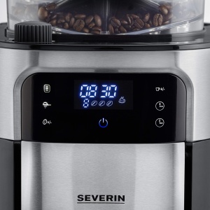 Cafetiera cu rasnita Severin KA 4814, 1000 W, 8 cesti, 1 L, negru - Img 6