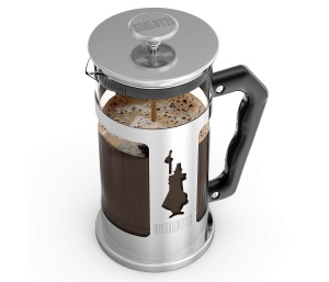 Cafetiera French Press Bialetti Preziosa 1L 8 cesti Inox si Borosilicat Argintiu - Img 3