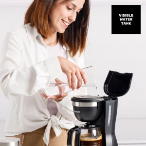 Cafetiera Taurus Verona 6, 600 W, 600 ml, Filtru Permanent, Negru Mat - Img 4