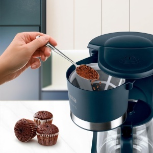 Cafetiera Ufesa CG7114, 6 cesti, 600W, 0.6L, Albastru - Img 3