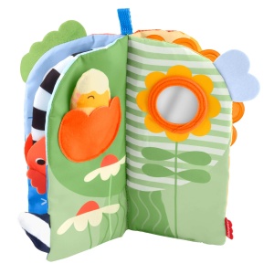 Caiet de Sarbatori Fisher-Price cu Activitati Sensoriale pentru Bebei