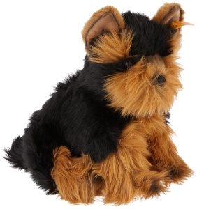 Caine de plus Steiff Herkules Yorkshire Terrier, 24 cm, maronegru - Img 3