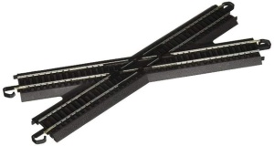 Cale ferata HO Bachmann 44440 Intersectie 30 Grade cu sina din aliaj de otel si suport negru