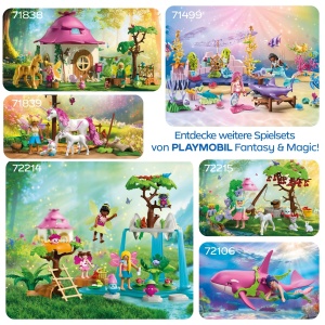 Caleasca cu Unicorn PLAYMOBIL 72216, cu Zana si Joyling, pentru copii peste 4 ani - Img 5