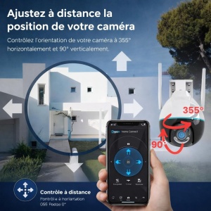 Camera de supraveghere Daewoo EP506, 4MP, WiFi, cu detectie miscare si noapte color - Img 3