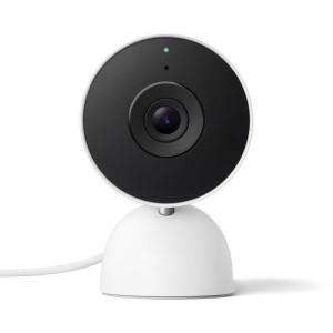 Camera de supraveghere Google Nest Cam Indoor 3rd Gen, 2K, Snow, cu cablu