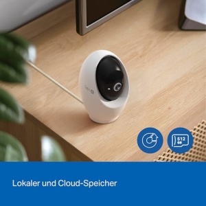 Camera de supraveghere interior Tapo C260, 4K Ultra HD, 8MP, rotire 360, detectie AI, microSD pana la 512GB - Img 9