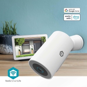 Camera de supraveghere Nedis WIFICO15CWT, 3MP Full HD, IP65, alba - Img 2