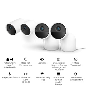 Camera de supraveghere Philips Hue Secure, 1080p, wireless, alba - Img 3