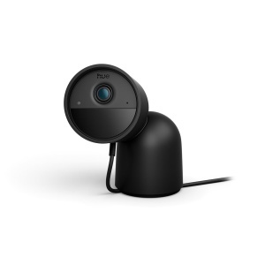 Camera de supraveghere Philips Hue Secure 2K, interiorexterior, neagra