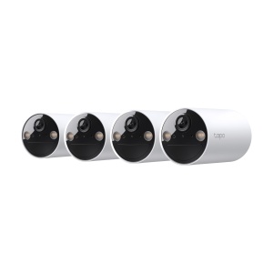 Camera de supraveghere Tapo C410, 2K, baterie 6400 mAh, IP65, 4 pack