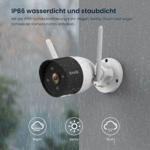 Camera de supraveghere Tenda K4W-3TC-1T, 4 camere 2K, 1TB HDD, IP66 - Img 6