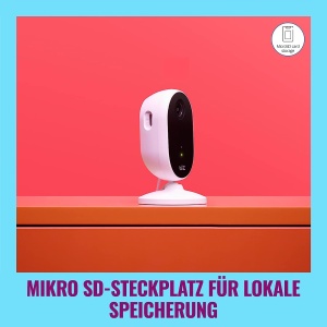 Camera de supraveghere WiZ Indoor, 1080P, cu noapte, audio, alba - Img 11