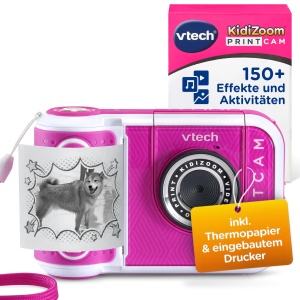 Camera digitala VTech KidiZoom Print Cam, 5MP, cu functie de imprimare termica