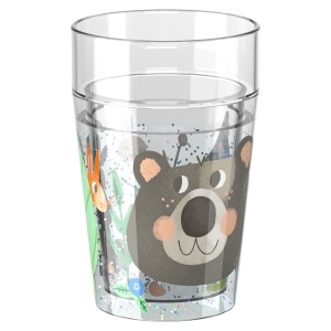 Cana cu Glitter HABA Bar Cana pentru copii, BPA-free, design jucaus