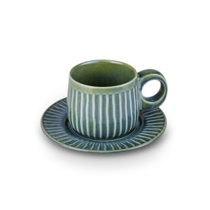 Cana de ceai Karaca Arthur, 260 ml, verde si albastra - Img 3