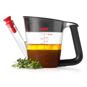Cana de separare a grasimii OXO Good Grips, 500 mL, cu masuratori - Img 9