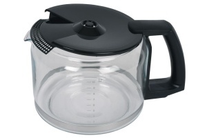 Cana de sticla Krups F03442 pentru espresoare, 10 cesti, neagra - Img 2