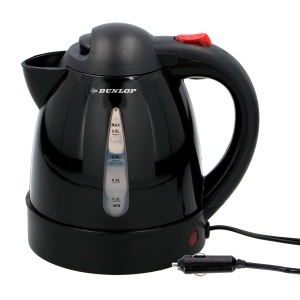 Cana electrica Dunlop Reise 0,8L 12V24V, neagra, cu protectie la supraincalzire