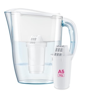 Cana filtranta AQUAPHOR A5 Smile, 2,9 L, cu filtru de magneziu, alb - Img 2
