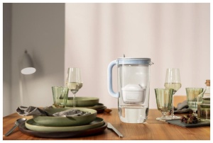 Cana filtranta Brita 1050452, 2,5 l, AlbastruAlb, Ergonomica - Img 6