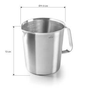 Cana gradata Lacor 62741 din otel inoxidabil 1 litru BPA-free - Img 2