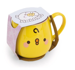 Cana Piu Piu 400ml Porcelan Galbena - Design Frumos, Practica pentru Acasa sau Birou - Img 4