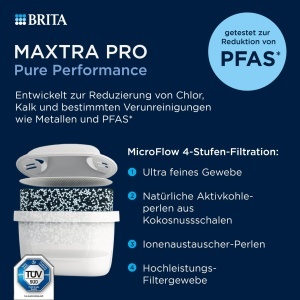 Canistra de filtrare apa BRITA Marella, 3 cartuse Pure Performance, capacitate 1.4L - Img 4