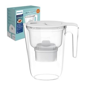 Canistra filtrare apa Philips Antikalk, 2.6L, timer digital, 50 reducere duritate