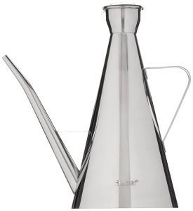 Canistra pentru ulei Ibili Iberica 1L din inox, argintie, 22 x 12 x 23 cm - Img 3