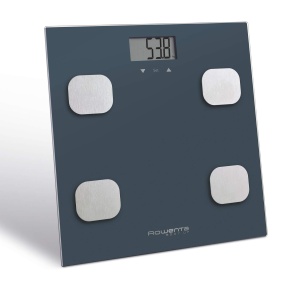 Cantar corporal Rowenta Body Up BR2520 Albastru 150 kg LCD BMI si masurare grasime corporala - Img 6