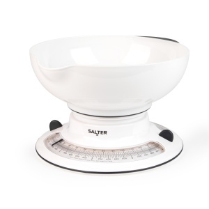 Cantar de bucatarie mecanic Salter, capacitate 4 kg, cu bol detasabil 2.6L